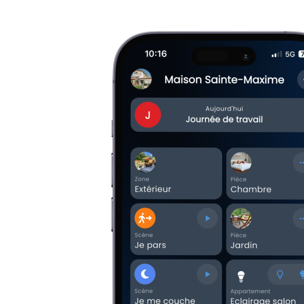 application domotique econnect