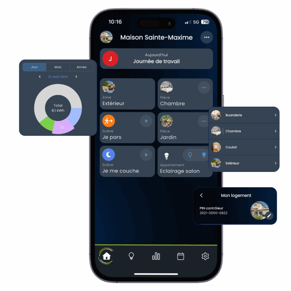 application domotique econnect