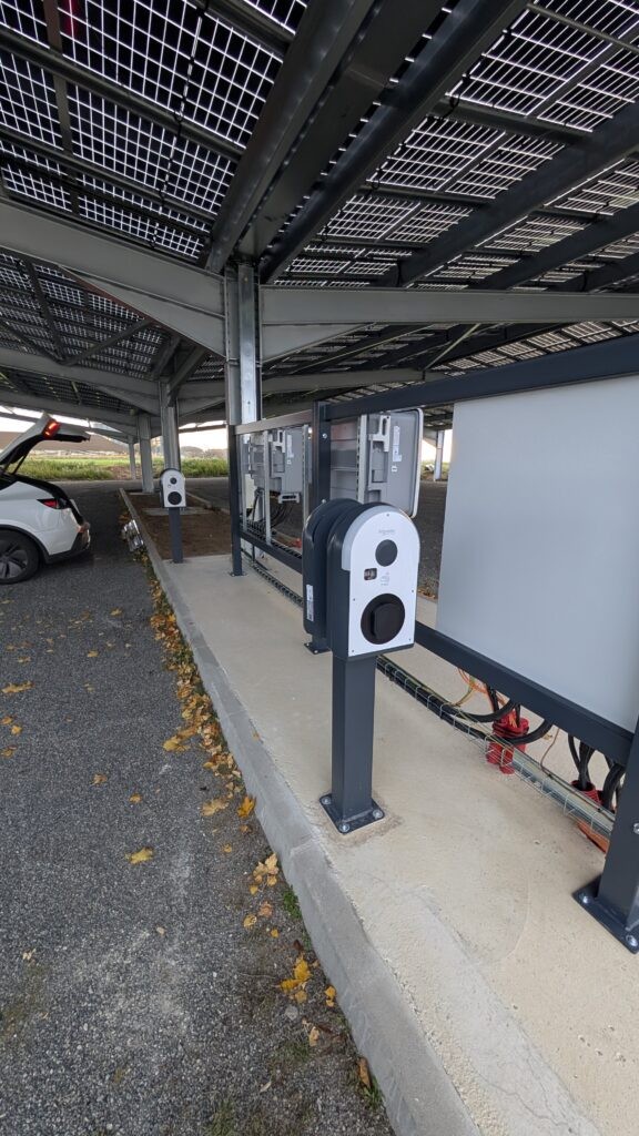 borne recharge entreprise Longessaigne