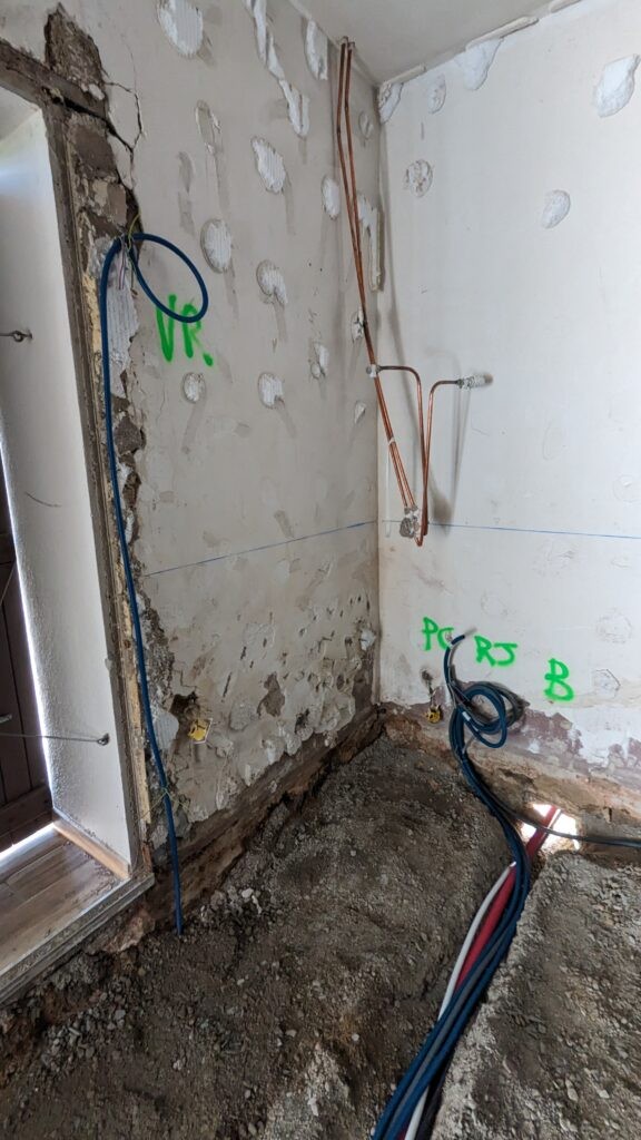 Intégration domotique KNX en rénovation pisé